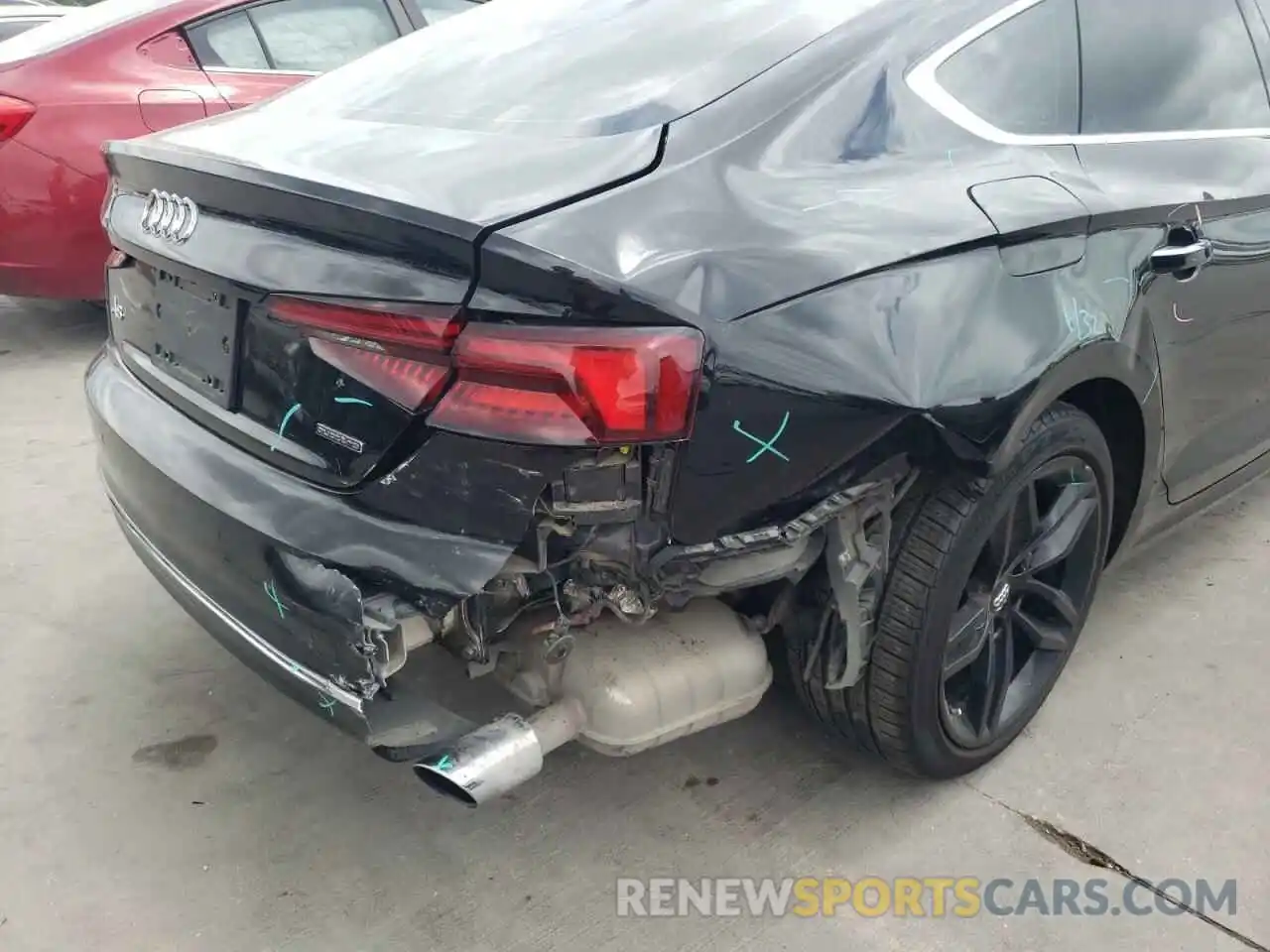 9 Photograph of a damaged car WAUBNCF53KA095856 AUDI A5 2019