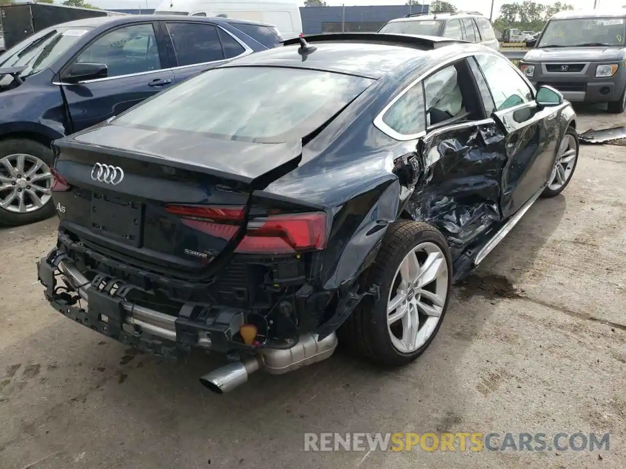 4 Фотография поврежденного автомобиля WAUBNCF53KA097042 AUDI A5 2019