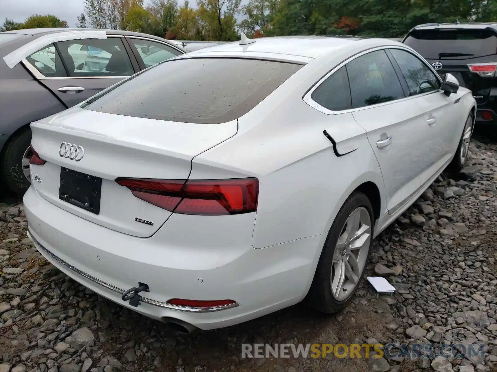 4 Photograph of a damaged car WAUBNCF54KA090276 AUDI A5 2019