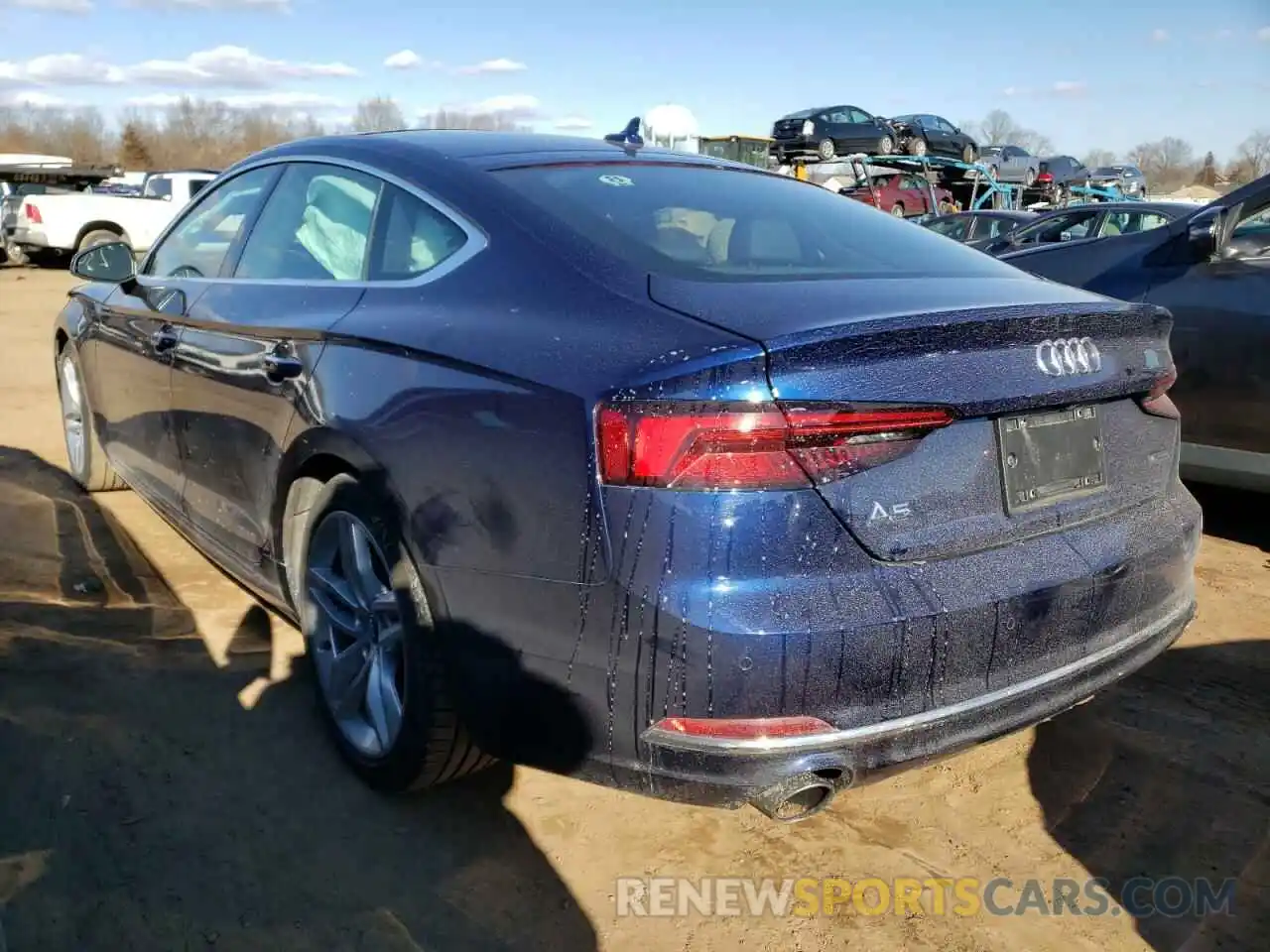 3 Photograph of a damaged car WAUBNCF55KA070893 AUDI A5 2019