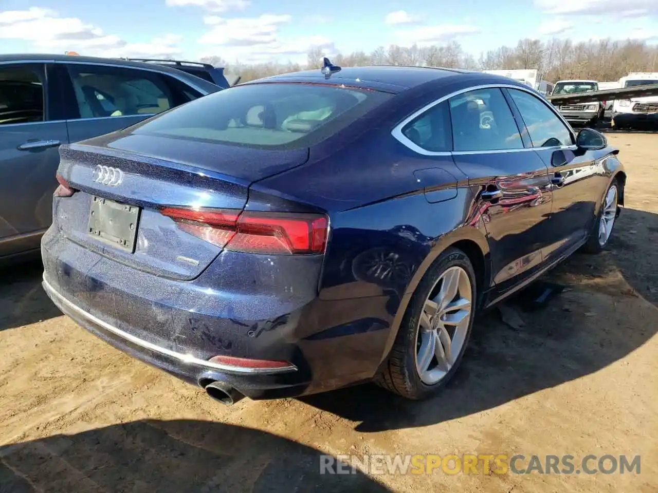 4 Photograph of a damaged car WAUBNCF55KA070893 AUDI A5 2019