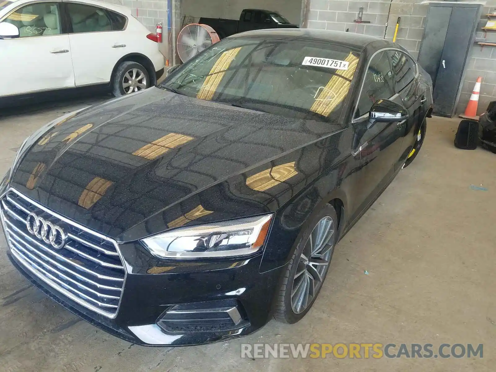 2 Photograph of a damaged car WAUBNCF55KA070909 AUDI A5 2019