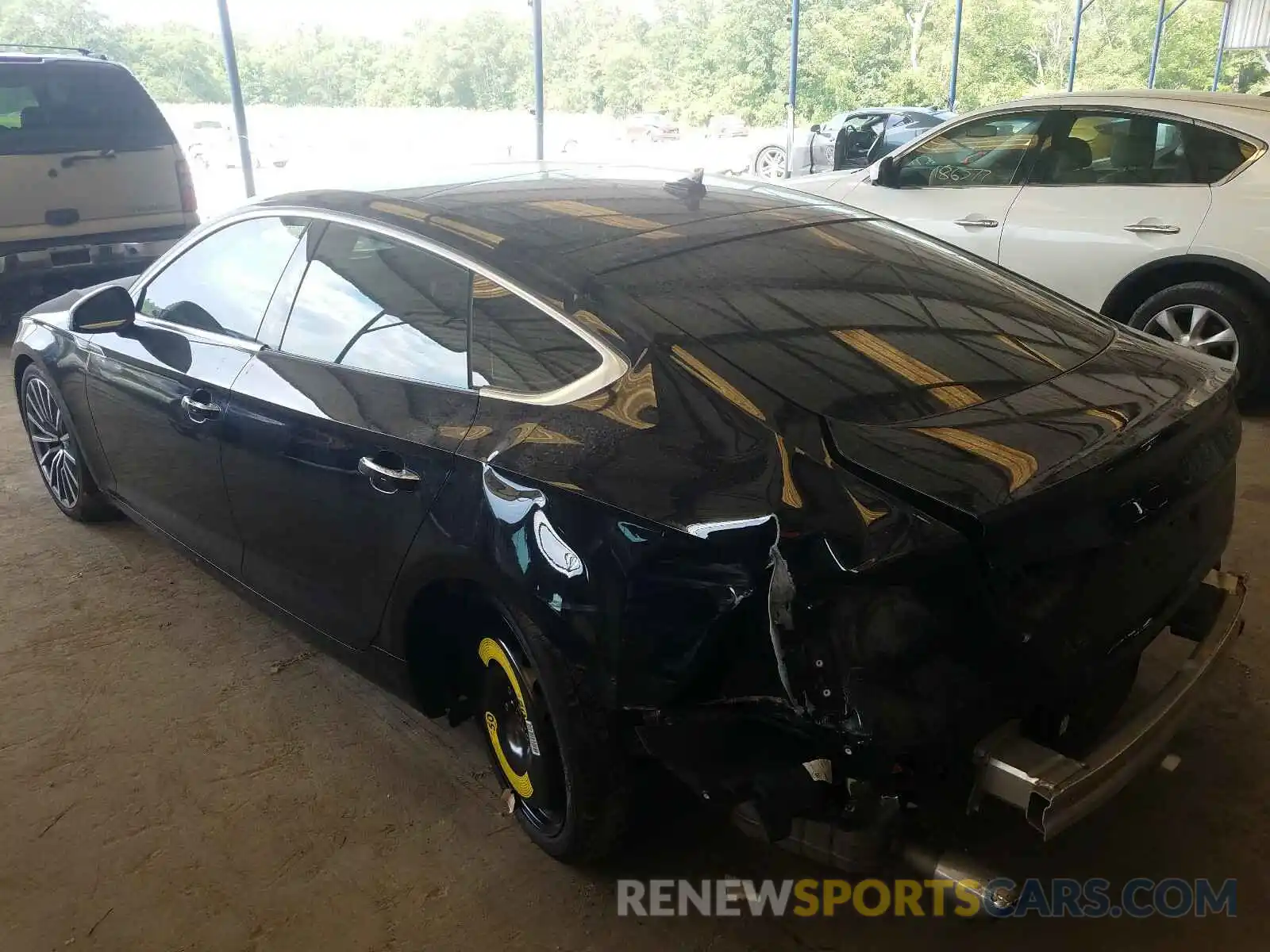 3 Photograph of a damaged car WAUBNCF55KA070909 AUDI A5 2019