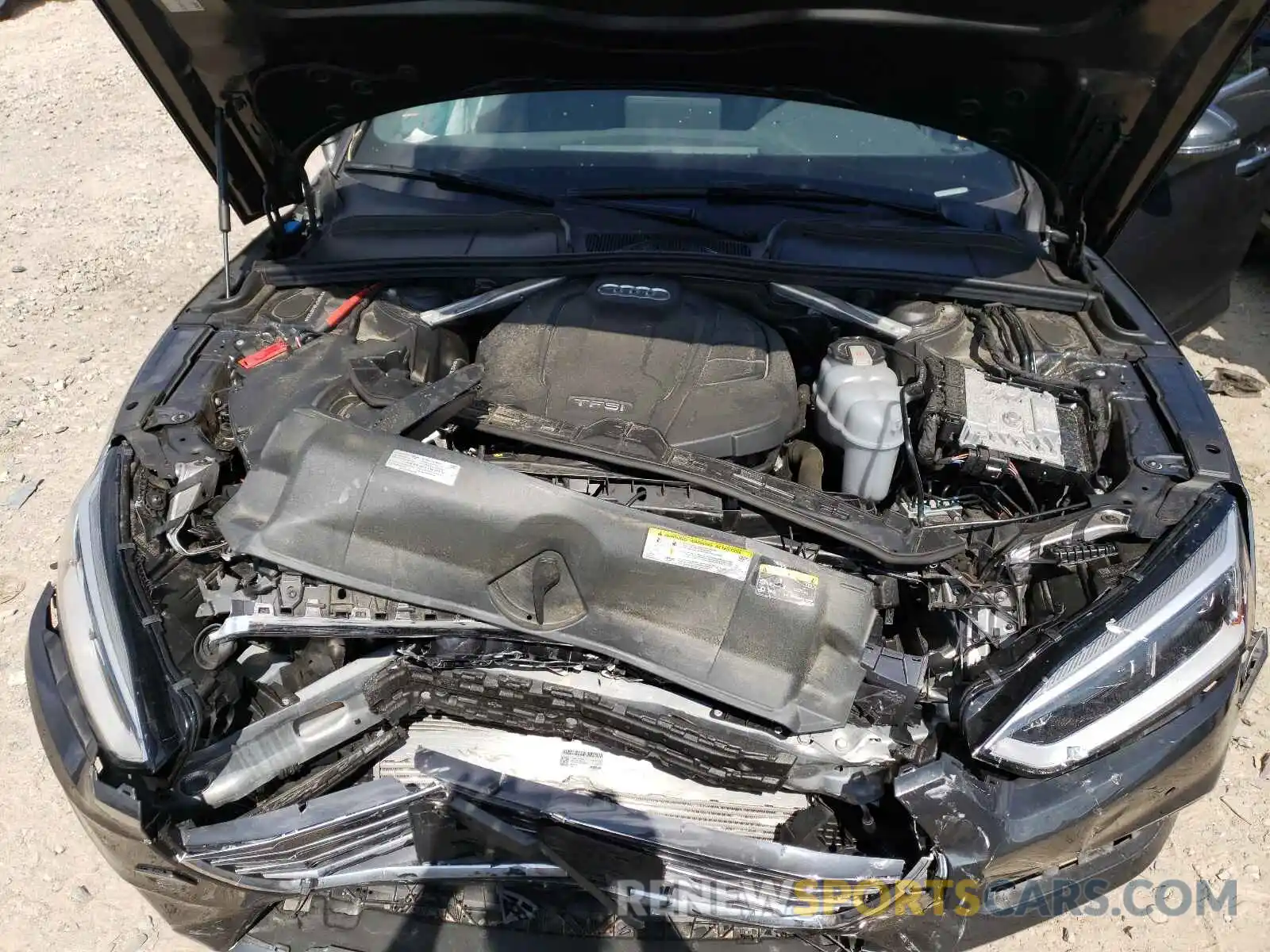 7 Photograph of a damaged car WAUBNCF58KA079314 AUDI A5 2019