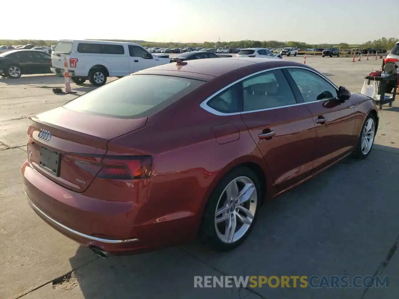 4 Photograph of a damaged car WAUBNCF59KA070461 AUDI A5 2019