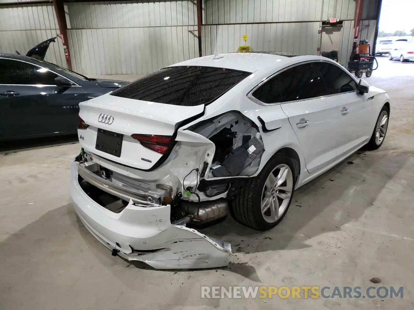 4 Photograph of a damaged car WAUBNCF59KA096008 AUDI A5 2019