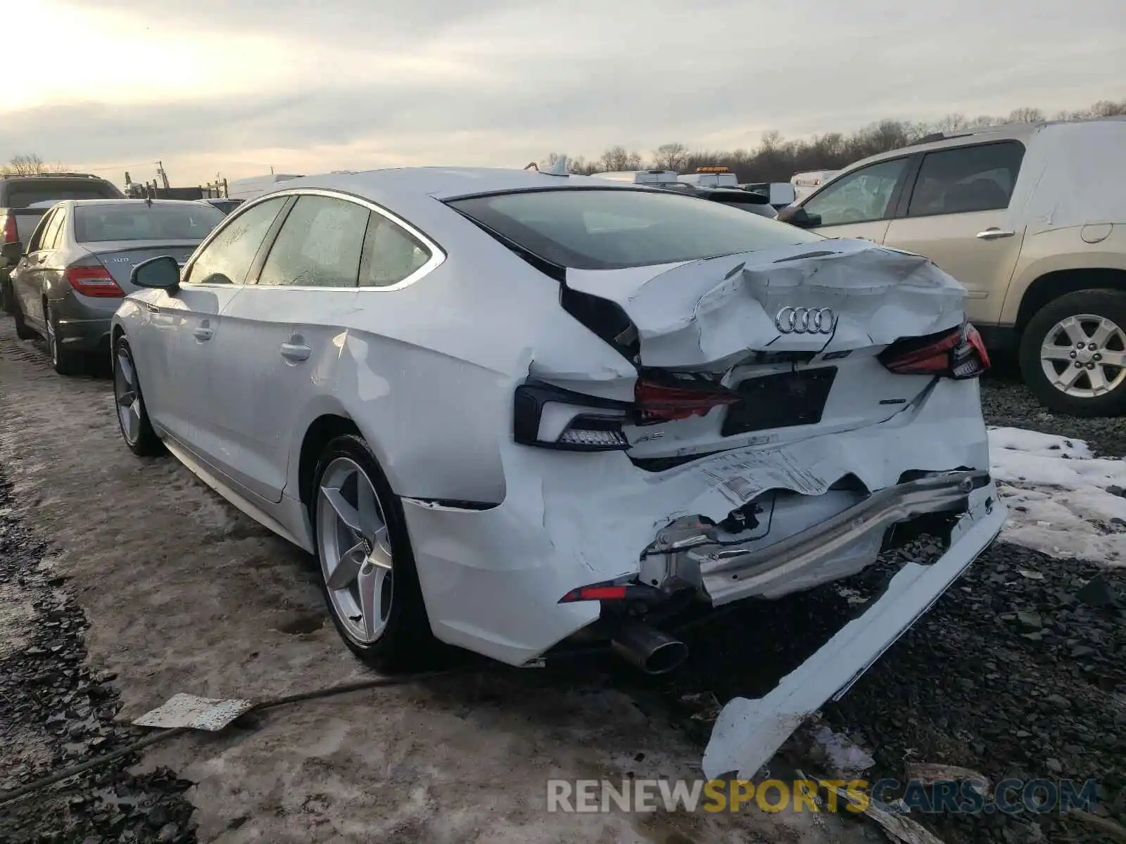 3 Photograph of a damaged car WAUDNCF52KA089541 AUDI A5 2019