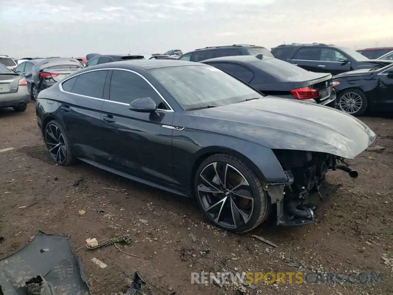 4 Photograph of a damaged car WAUDNCF52KA093511 AUDI A5 2019