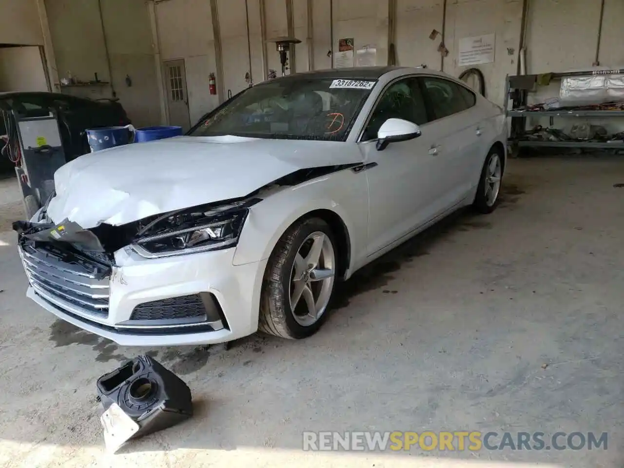 2 Photograph of a damaged car WAUDNCF53KA096160 AUDI A5 2019