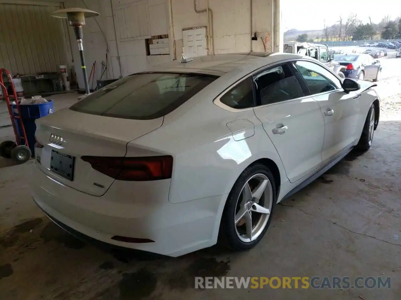 4 Photograph of a damaged car WAUDNCF53KA096160 AUDI A5 2019