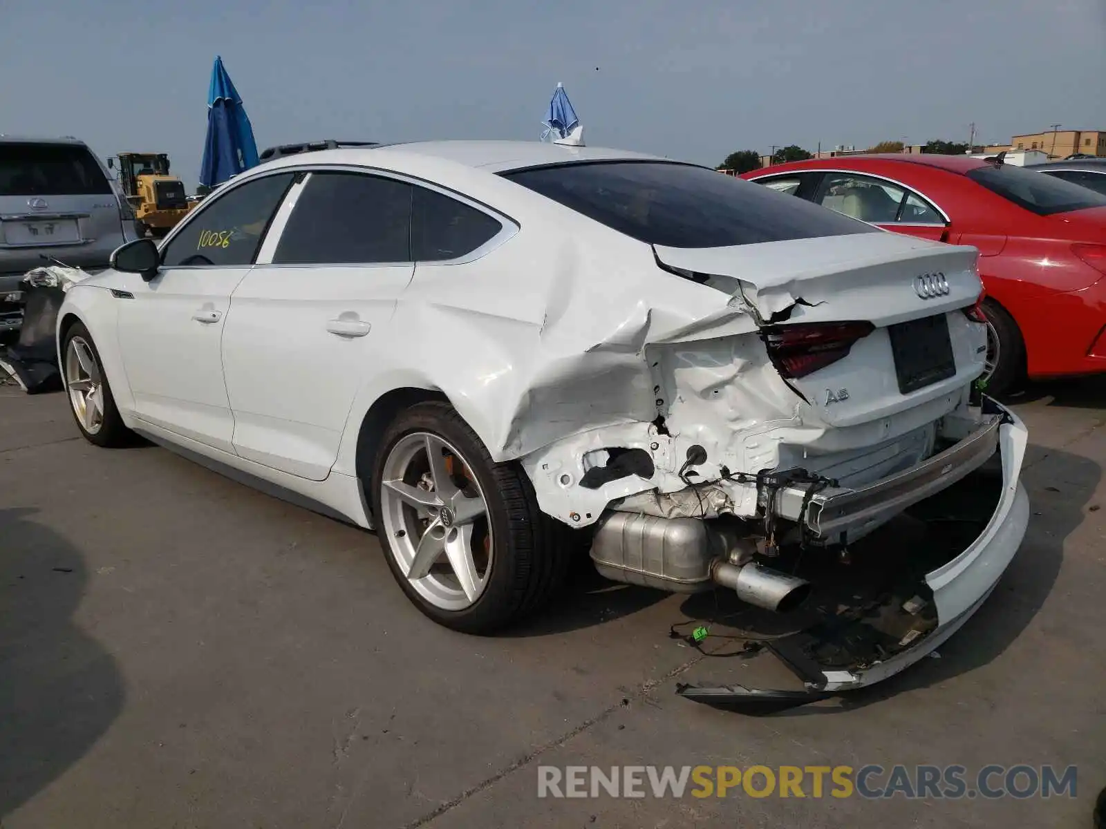 3 Photograph of a damaged car WAUDNCF53KA100546 AUDI A5 2019