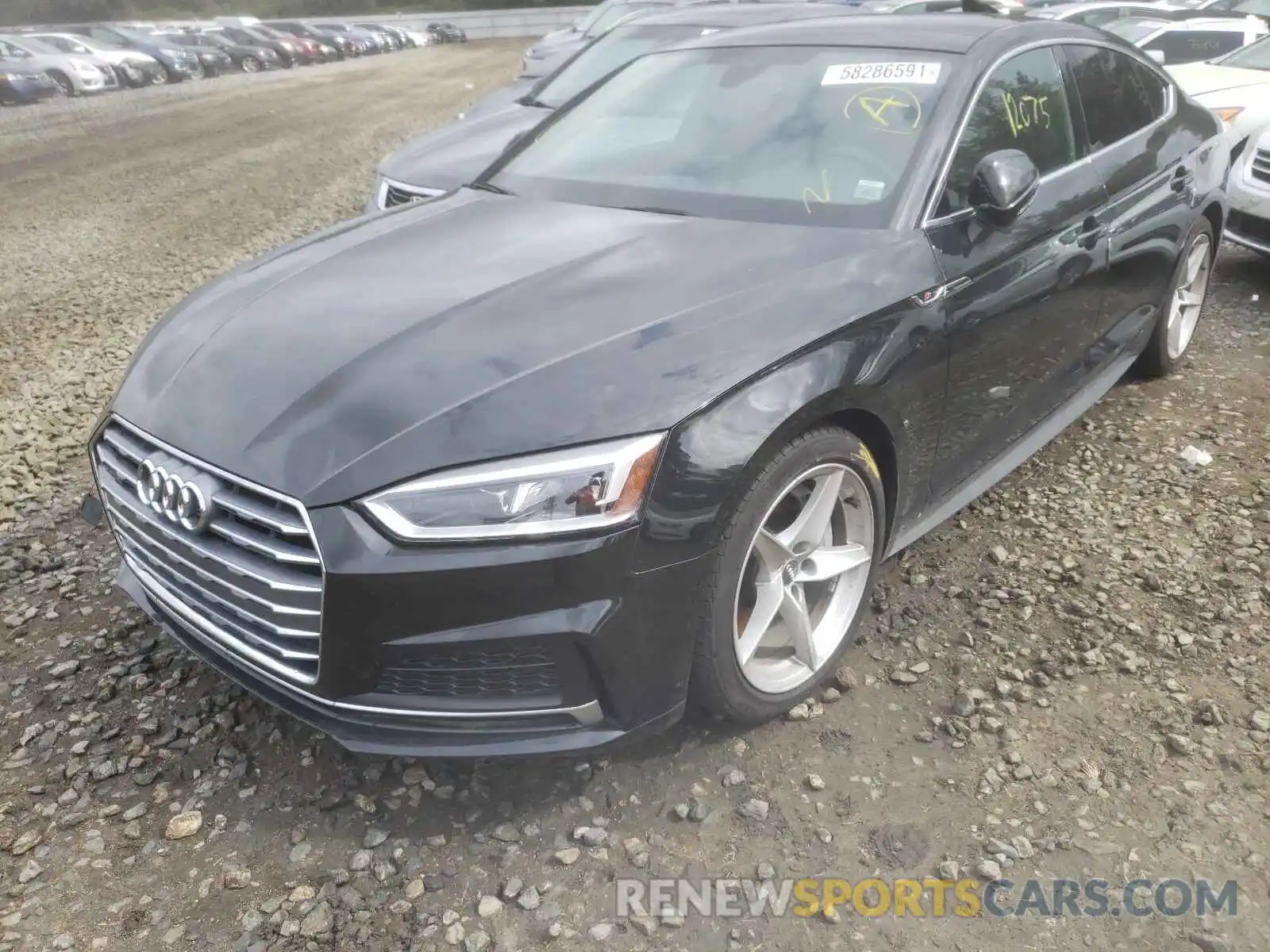 2 Photograph of a damaged car WAUDNCF54KA096717 AUDI A5 2019