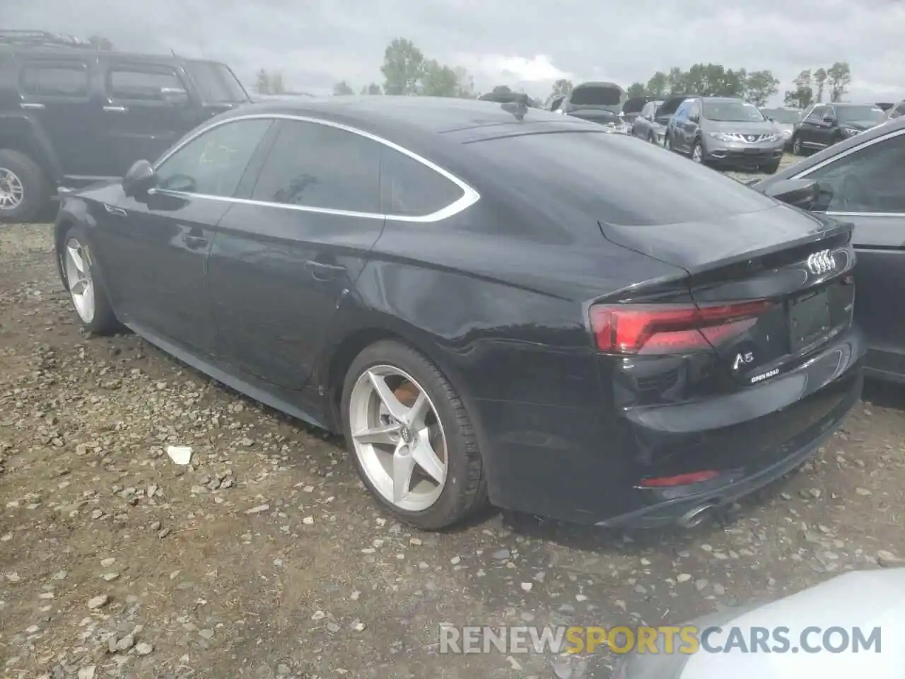 3 Photograph of a damaged car WAUDNCF54KA096717 AUDI A5 2019