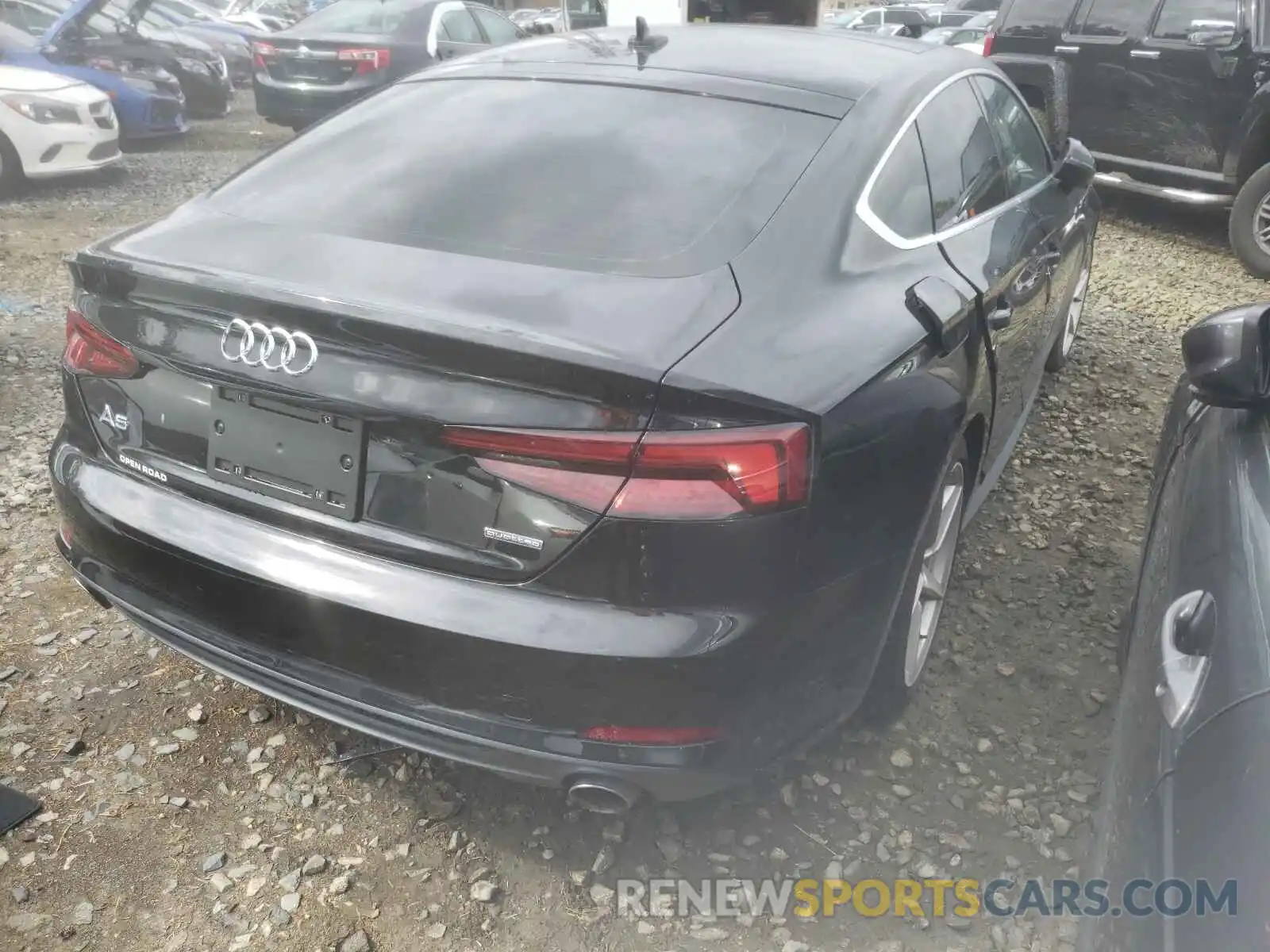 4 Photograph of a damaged car WAUDNCF54KA096717 AUDI A5 2019