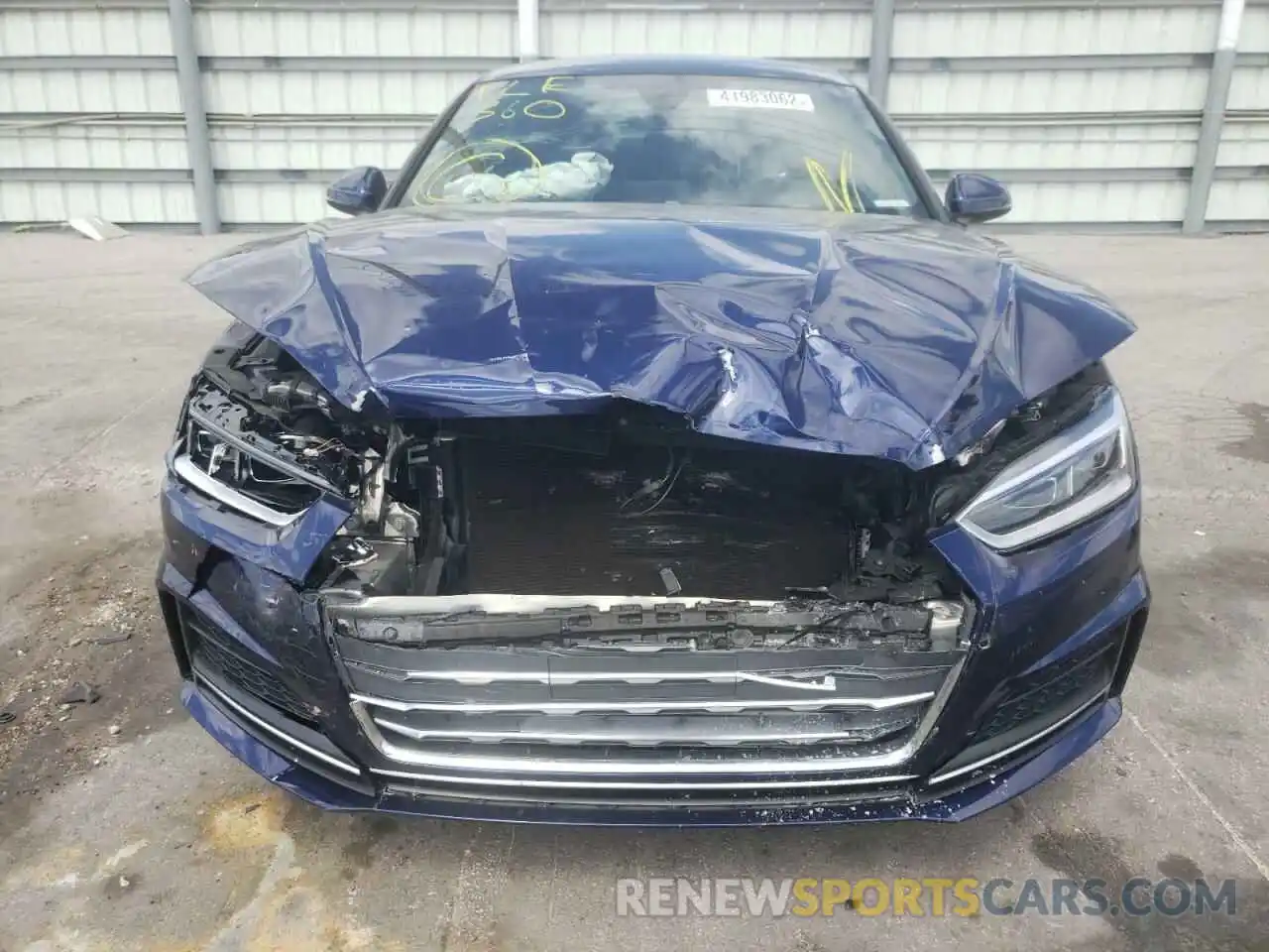 9 Photograph of a damaged car WAUDNCF56KA100542 AUDI A5 2019