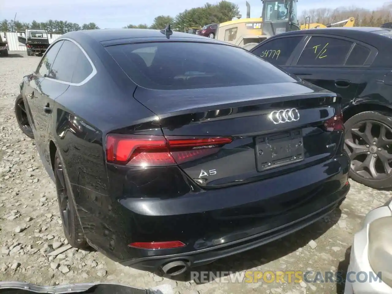 4 Фотография поврежденного автомобиля WAUDNCF5XKA068937 AUDI A5 2019