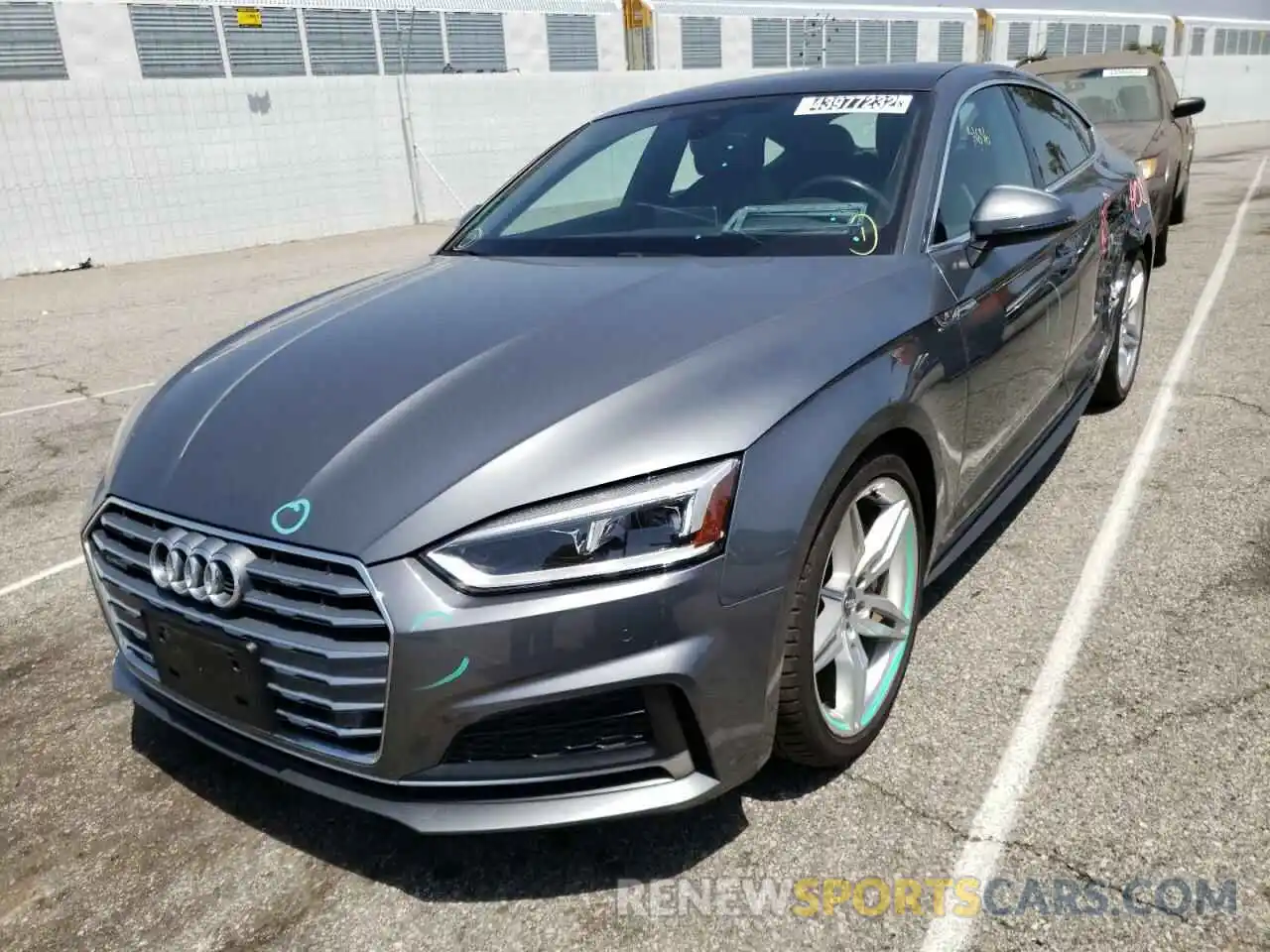 2 Photograph of a damaged car WAUENCF50KA043548 AUDI A5 2019