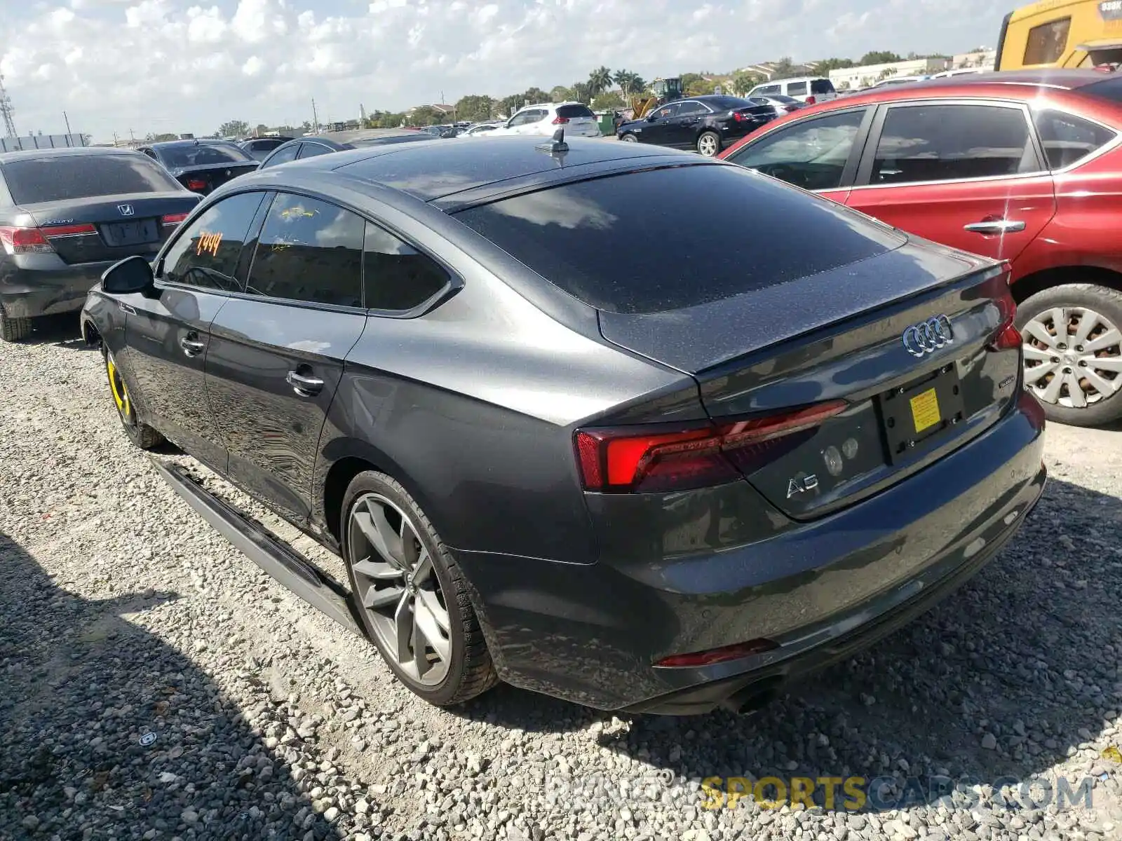 3 Photograph of a damaged car WAUENCF50KA094144 AUDI A5 2019