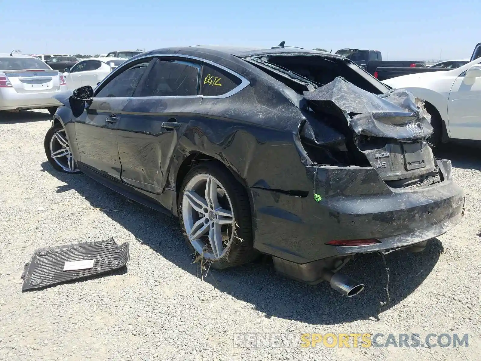 3 Photograph of a damaged car WAUENCF51KA017556 AUDI A5 2019