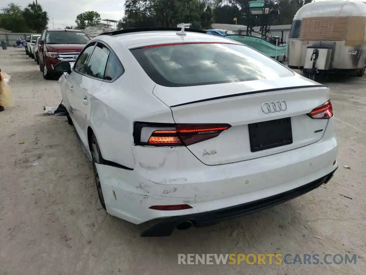 3 Photograph of a damaged car WAUENCF51KA041050 AUDI A5 2019