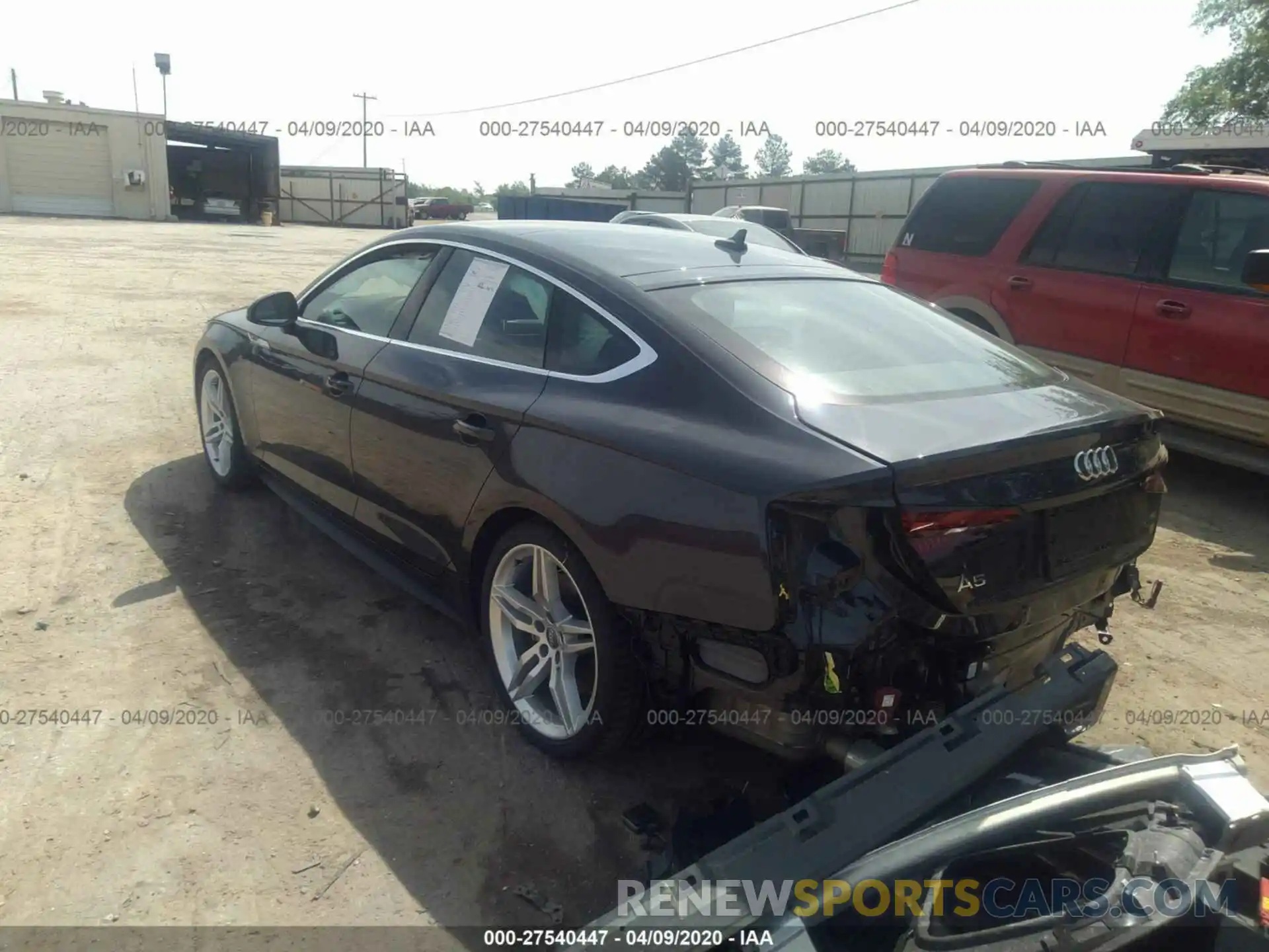 3 Photograph of a damaged car WAUENCF51KA079152 AUDI A5 2019