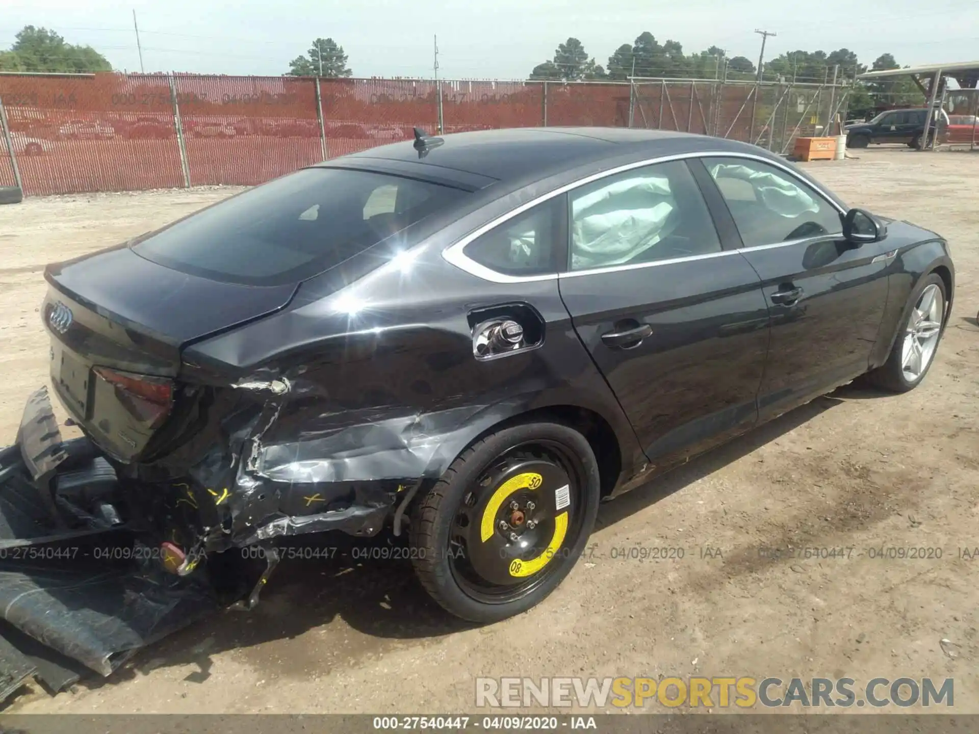 4 Photograph of a damaged car WAUENCF51KA079152 AUDI A5 2019