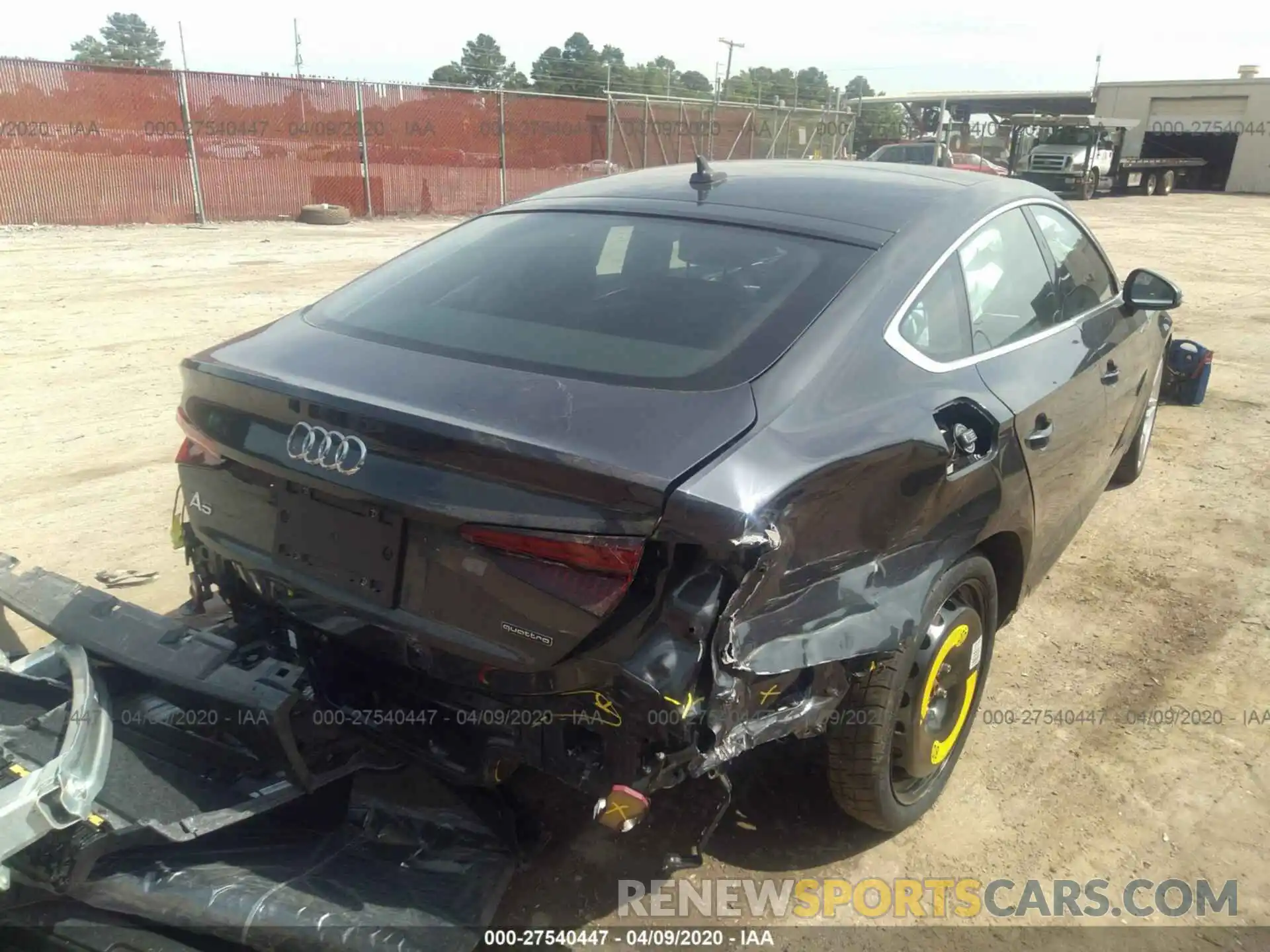 6 Photograph of a damaged car WAUENCF51KA079152 AUDI A5 2019