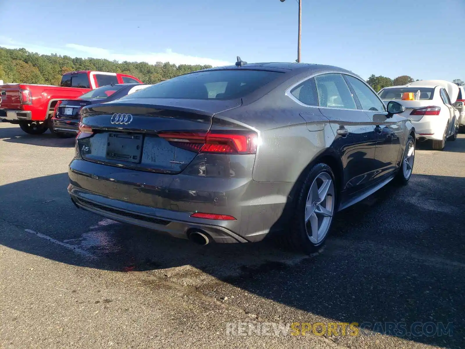 4 Photograph of a damaged car WAUENCF51KA097490 AUDI A5 2019