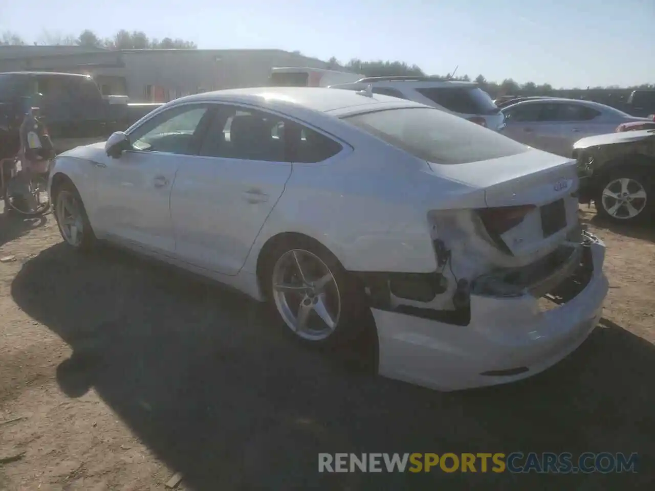 3 Photograph of a damaged car WAUENCF51KA098820 AUDI A5 2019