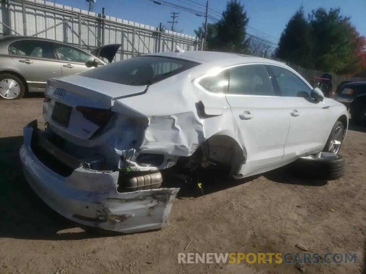 4 Photograph of a damaged car WAUENCF51KA098820 AUDI A5 2019