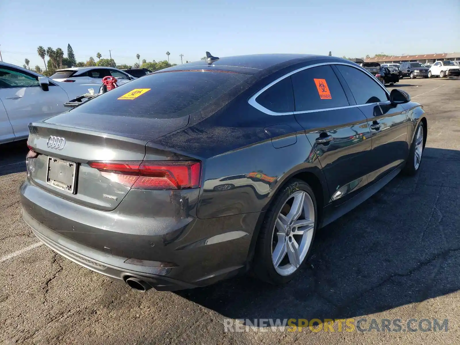 4 Photograph of a damaged car WAUENCF52KA032308 AUDI A5 2019