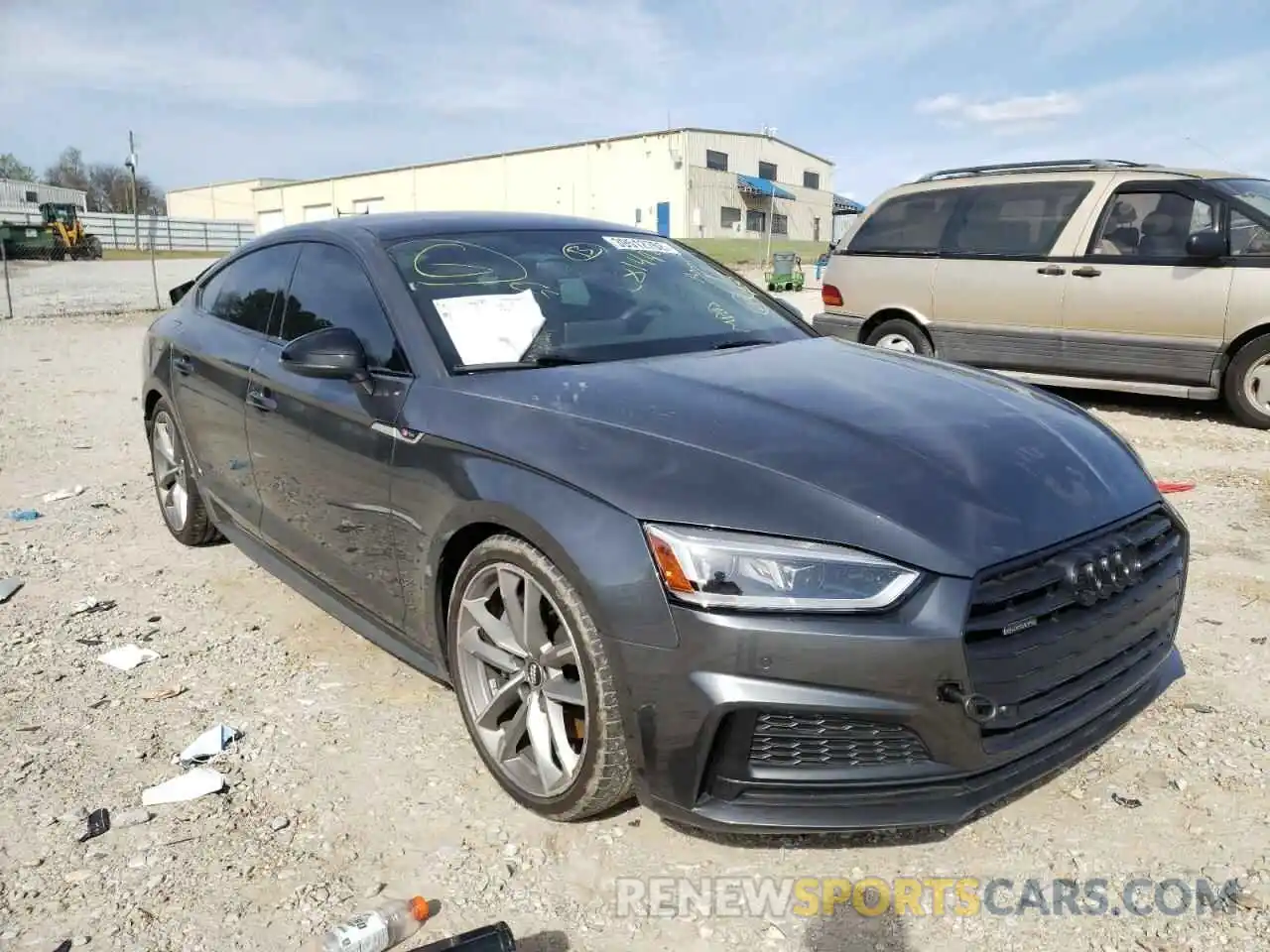 1 Photograph of a damaged car WAUENCF52KA081444 AUDI A5 2019