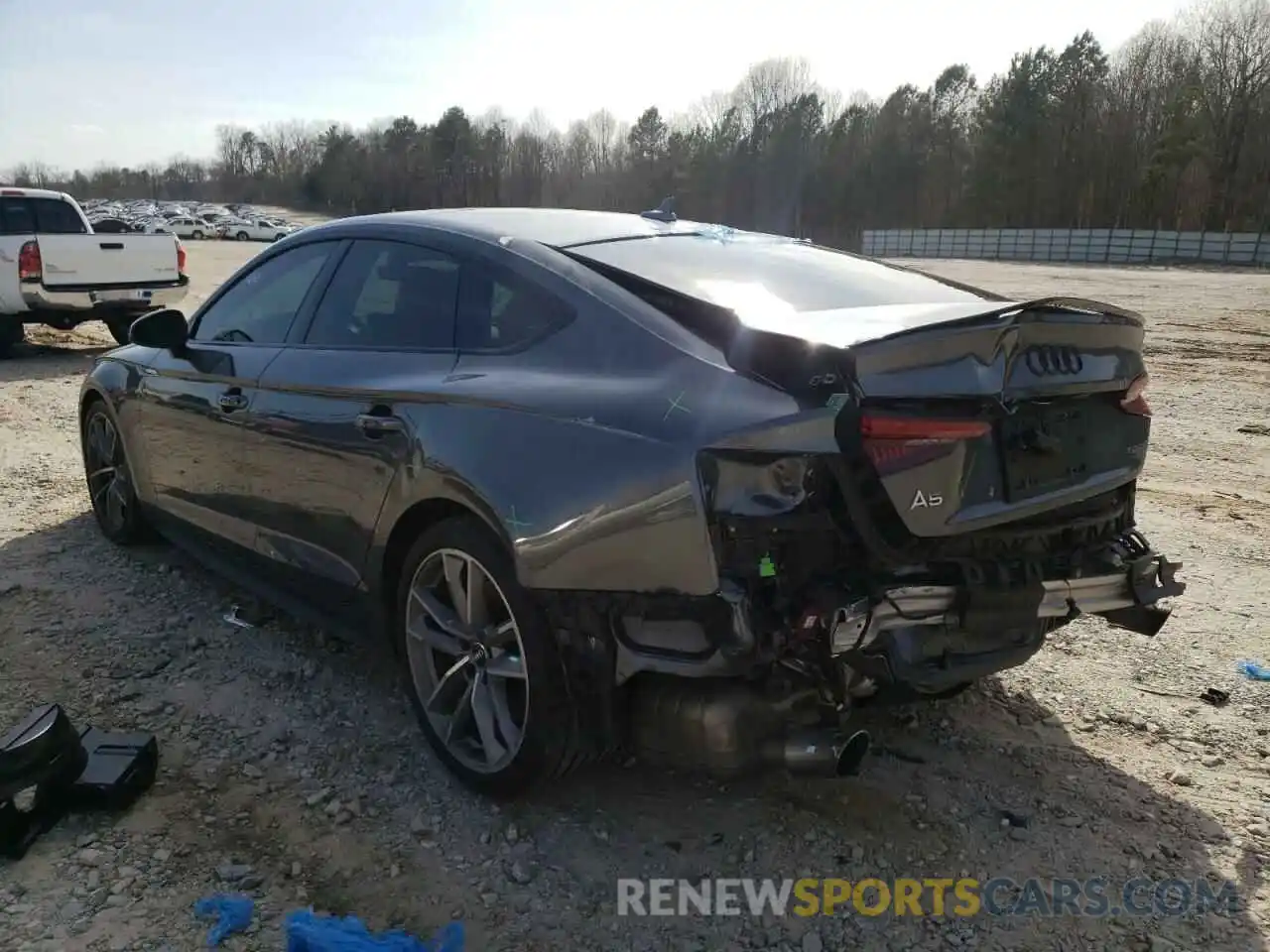 3 Photograph of a damaged car WAUENCF52KA081444 AUDI A5 2019