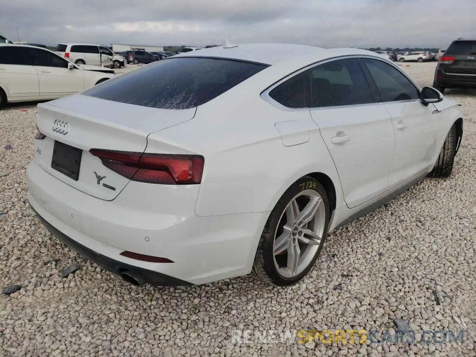 4 Photograph of a damaged car WAUENCF52KA094291 AUDI A5 2019