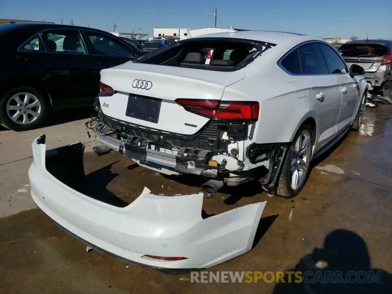 4 Фотография поврежденного автомобиля WAUENCF53KA023603 AUDI A5 2019