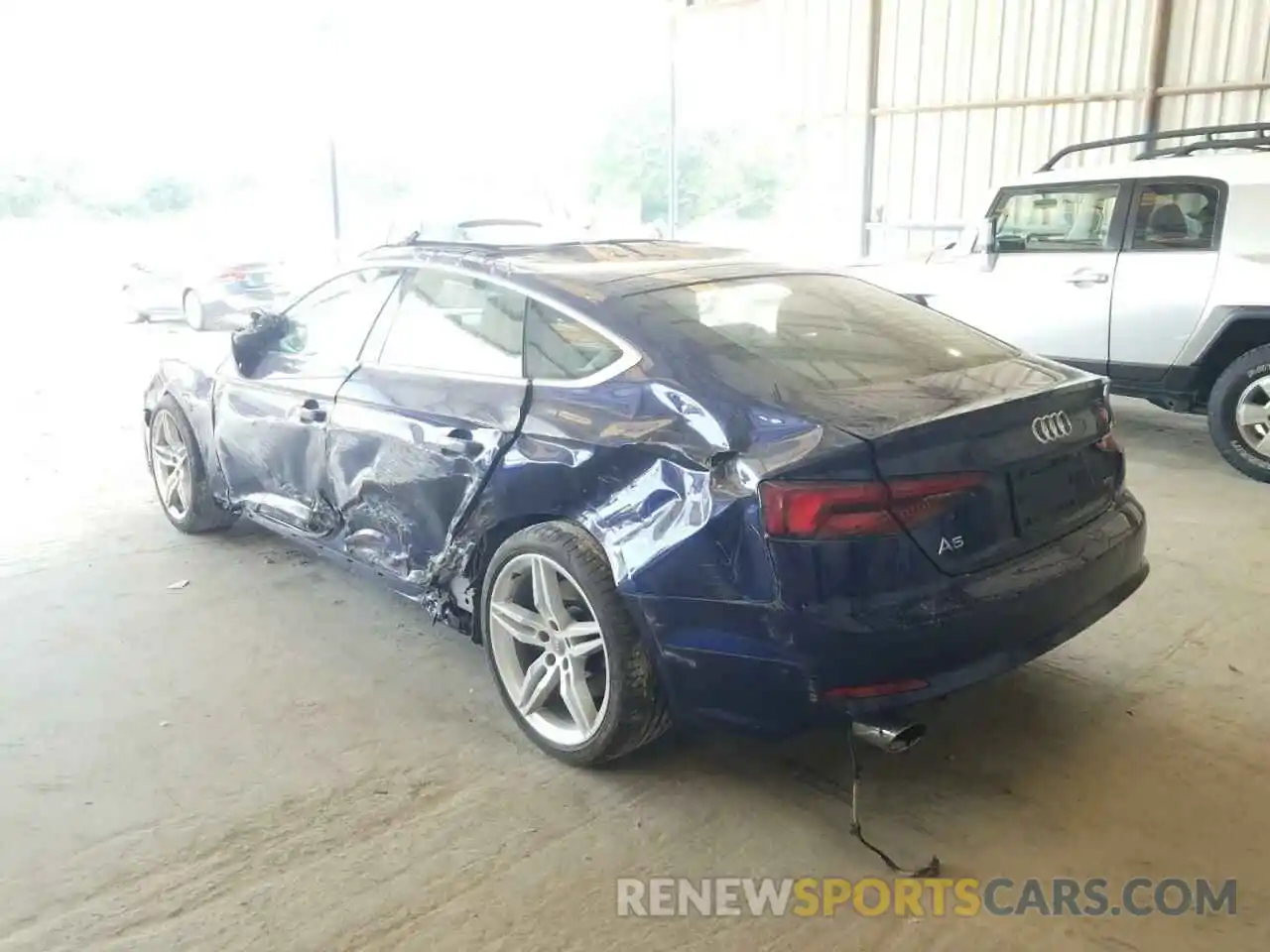 3 Photograph of a damaged car WAUENCF53KA048372 AUDI A5 2019