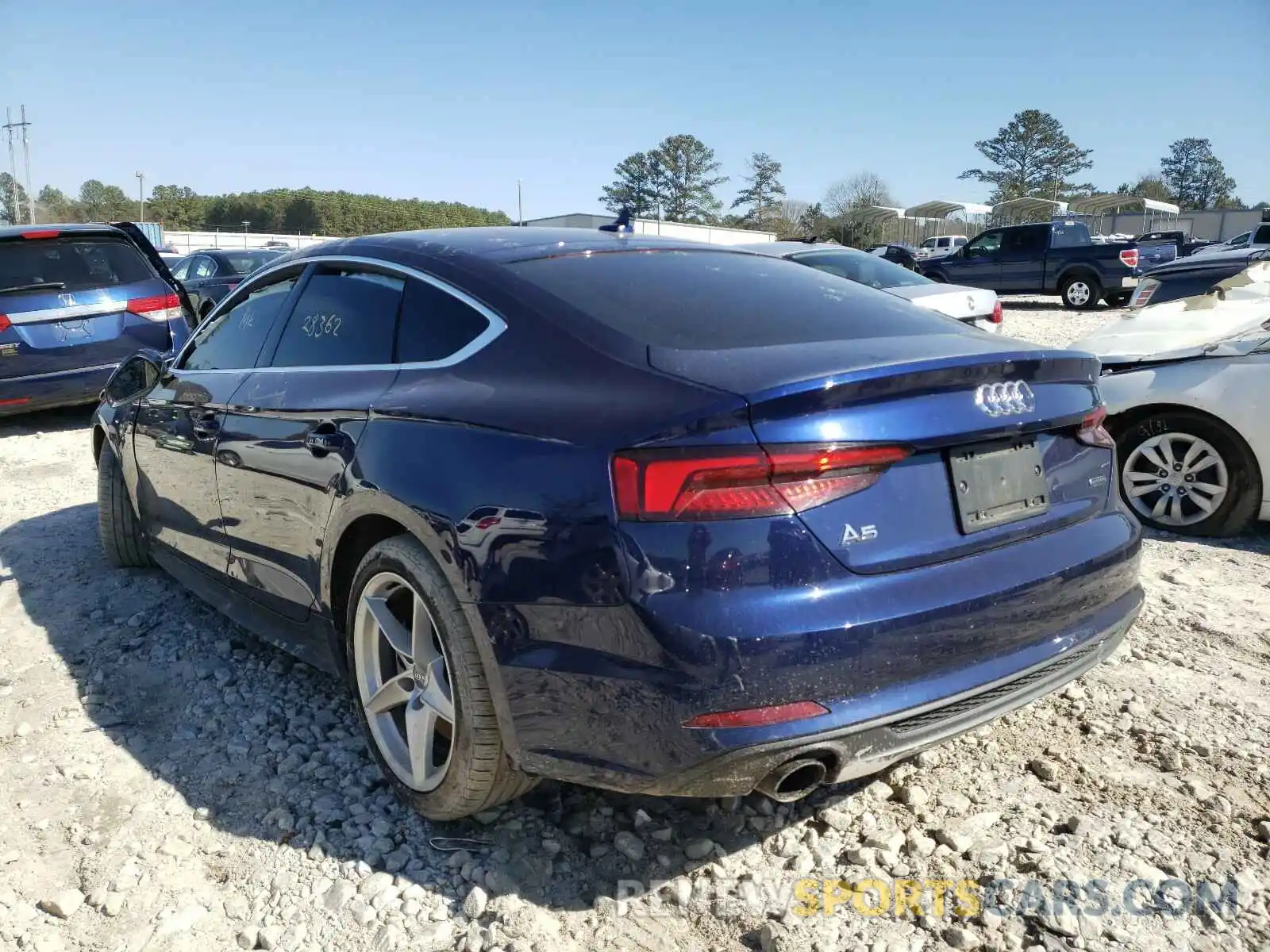 3 Photograph of a damaged car WAUENCF53KA071067 AUDI A5 2019