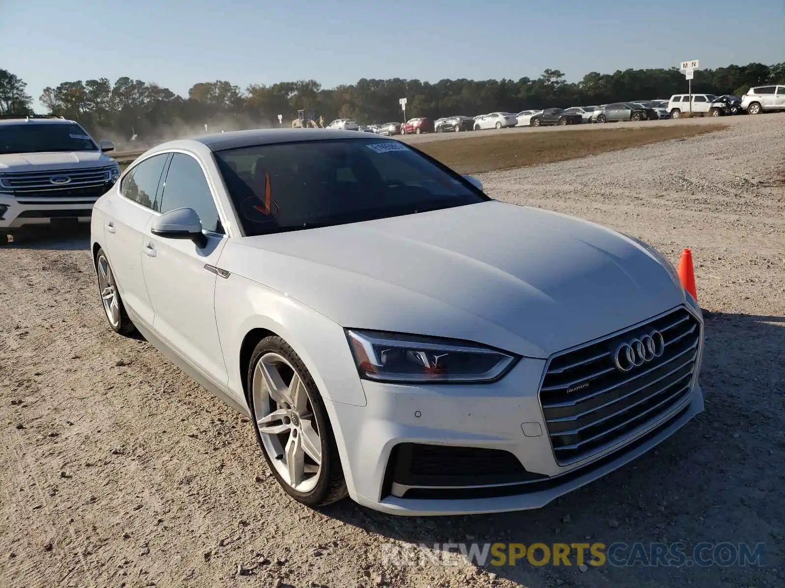 1 Photograph of a damaged car WAUENCF53KA096339 AUDI A5 2019