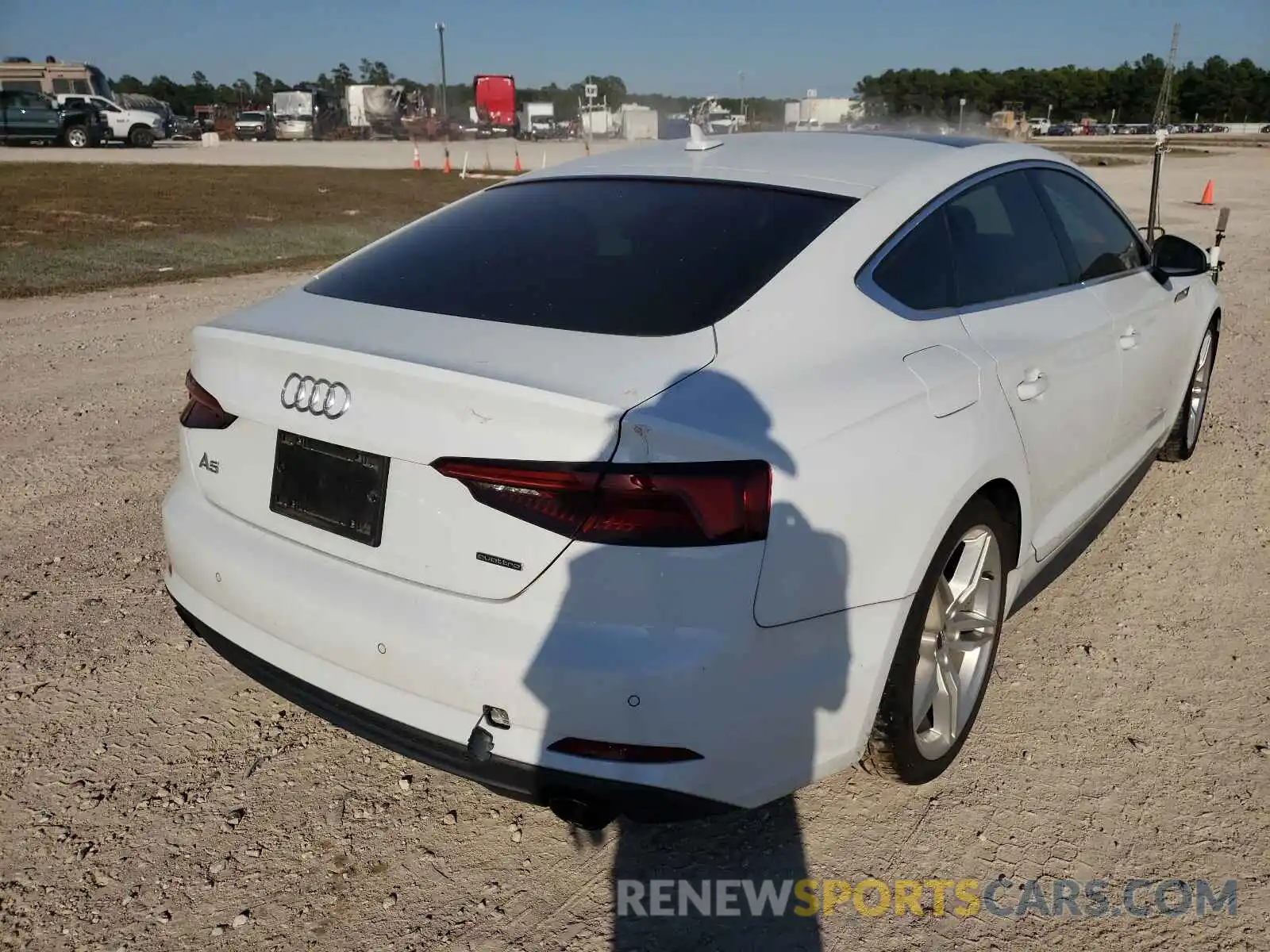 4 Photograph of a damaged car WAUENCF53KA096339 AUDI A5 2019