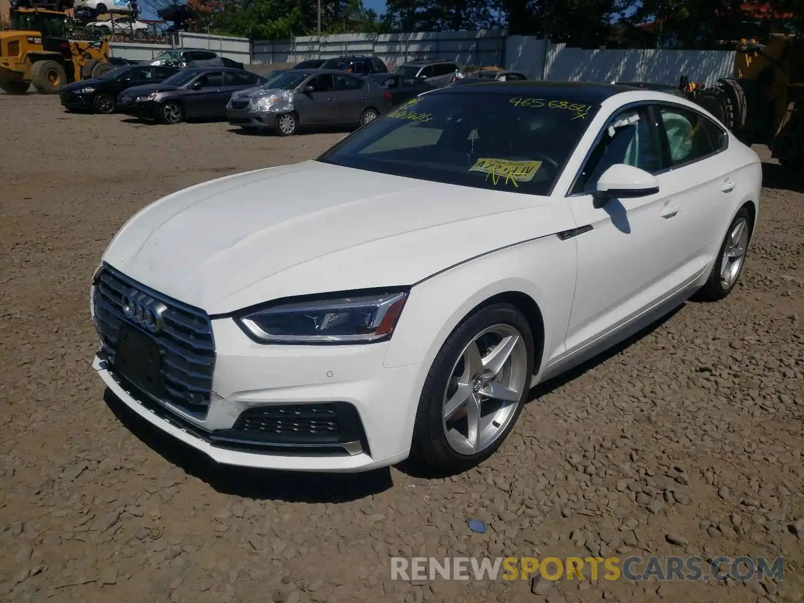 2 Photograph of a damaged car WAUENCF54KA023352 AUDI A5 2019