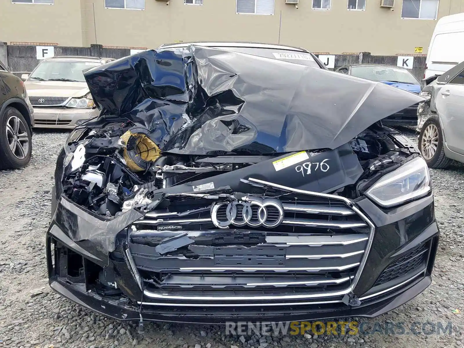 9 Photograph of a damaged car WAUENCF55KA009976 AUDI A5 2019