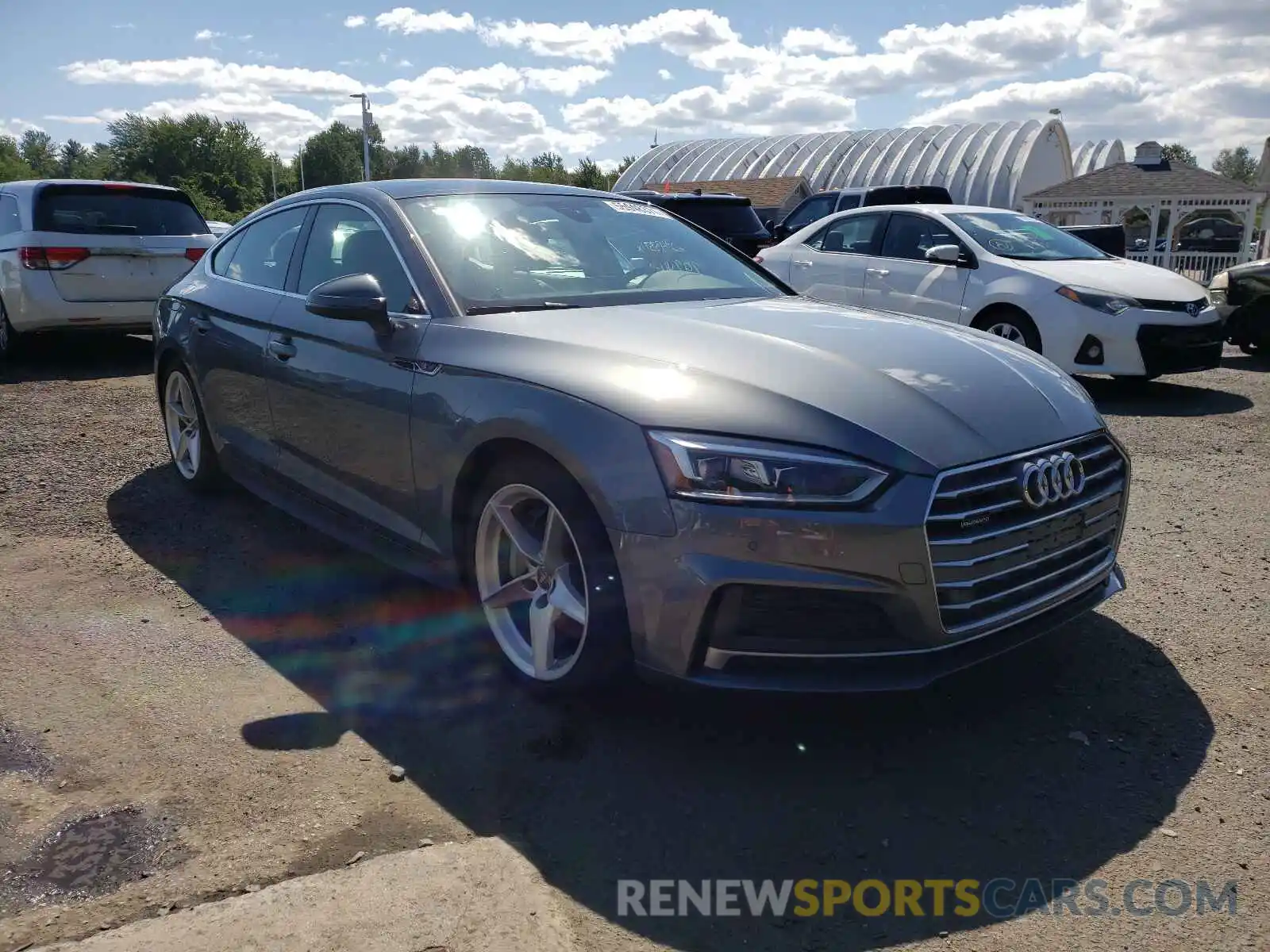 1 Photograph of a damaged car WAUENCF55KA013509 AUDI A5 2019