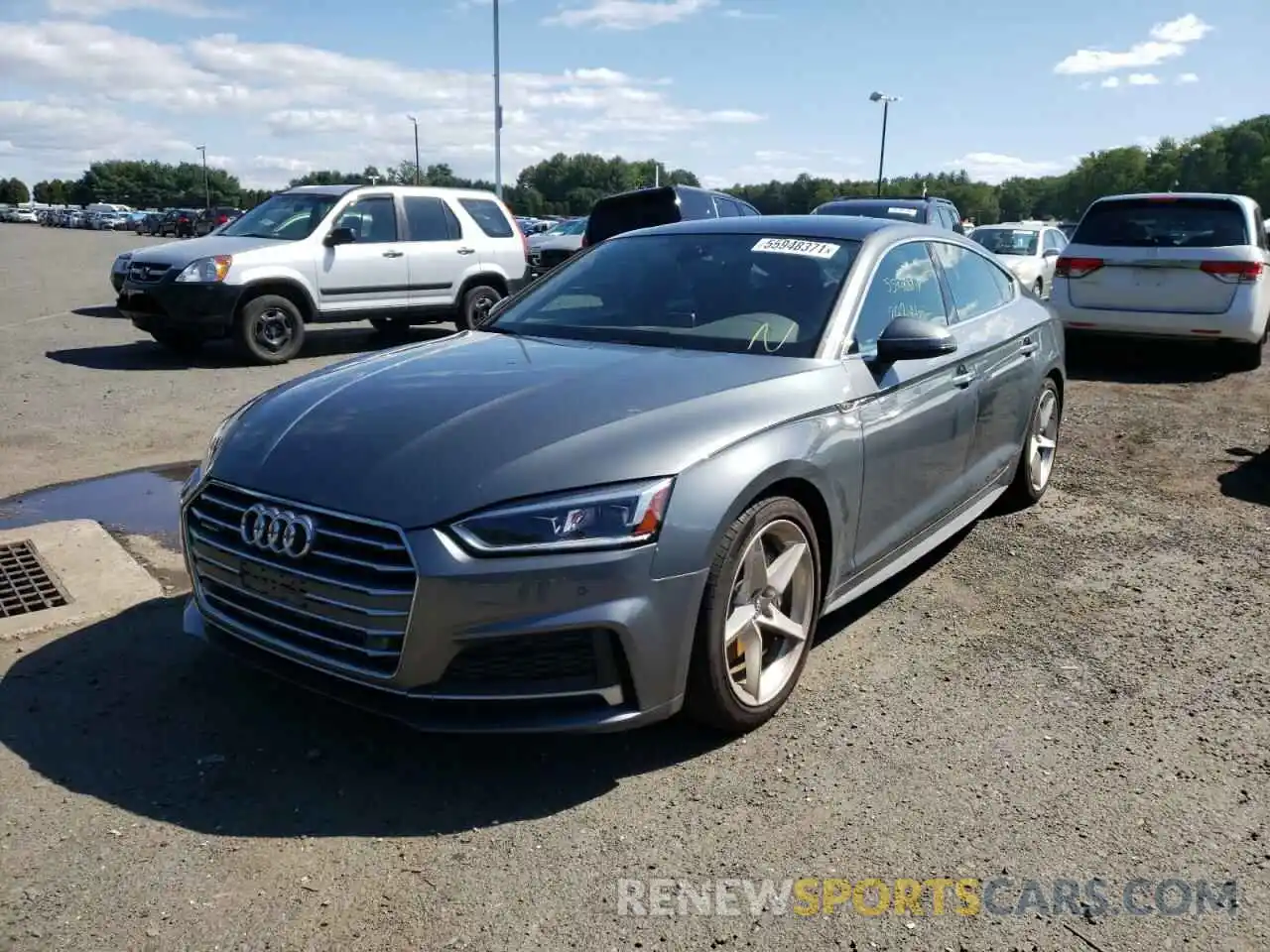 2 Фотография поврежденного автомобиля WAUENCF55KA013509 AUDI A5 2019