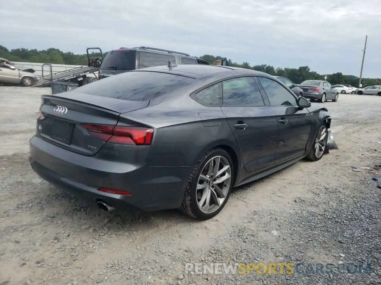 4 Photograph of a damaged car WAUENCF55KA015051 AUDI A5 2019