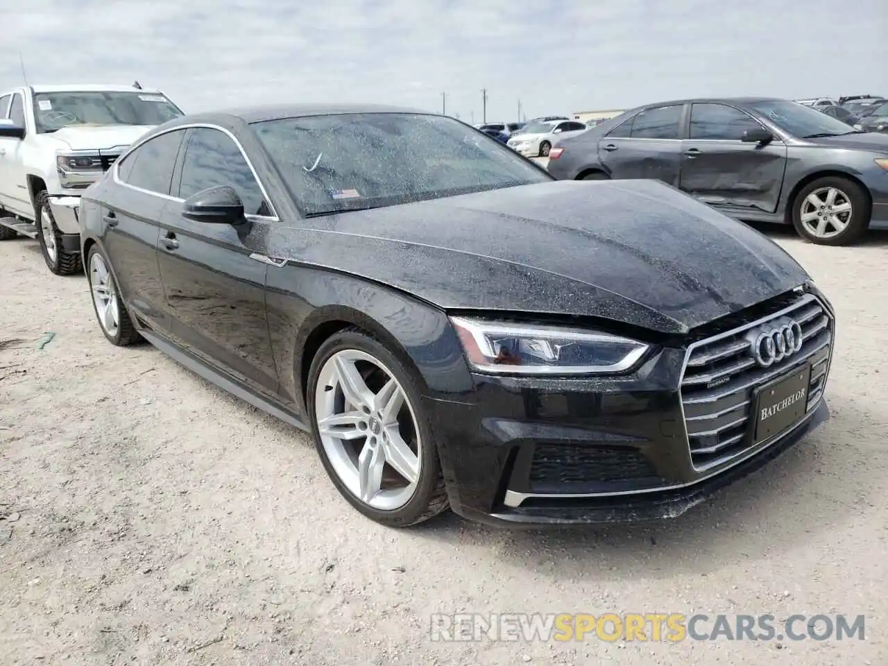 1 Photograph of a damaged car WAUENCF55KA024414 AUDI A5 2019