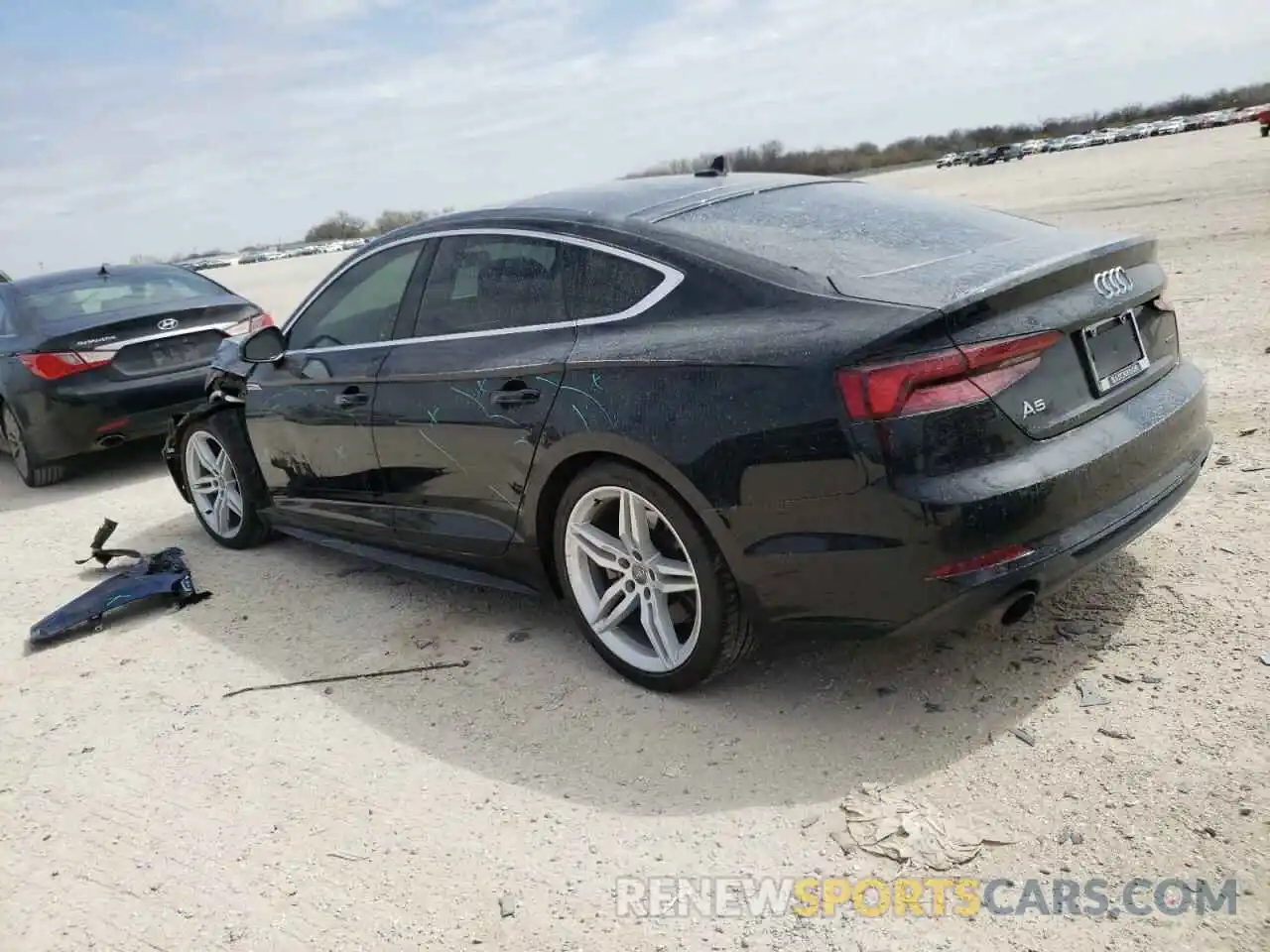 3 Photograph of a damaged car WAUENCF55KA024414 AUDI A5 2019