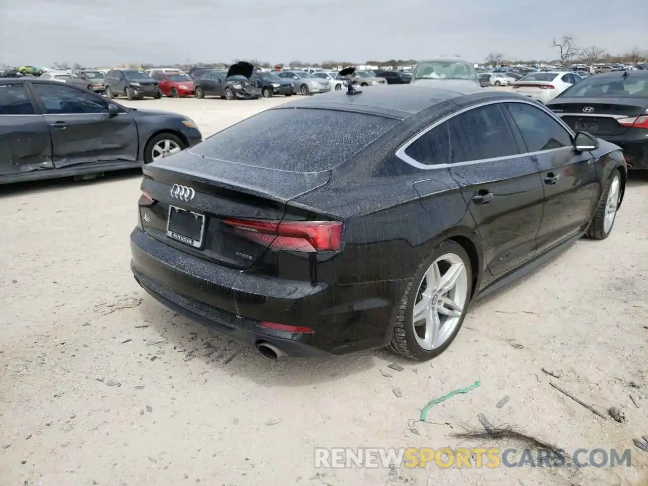 4 Photograph of a damaged car WAUENCF55KA024414 AUDI A5 2019