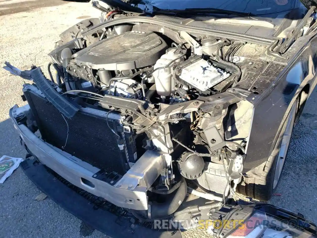 7 Photograph of a damaged car WAUENCF55KA043710 AUDI A5 2019