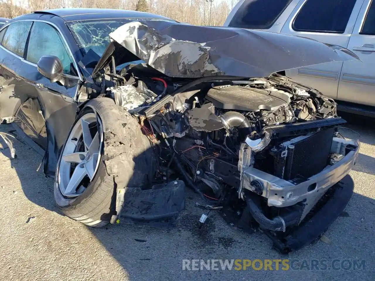 9 Photograph of a damaged car WAUENCF55KA043710 AUDI A5 2019