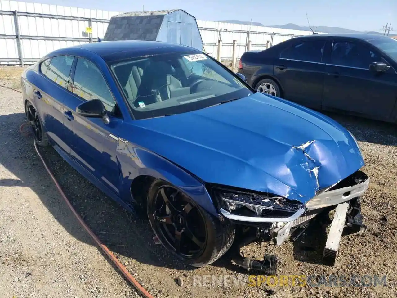 1 Photograph of a damaged car WAUENCF55KA049846 AUDI A5 2019